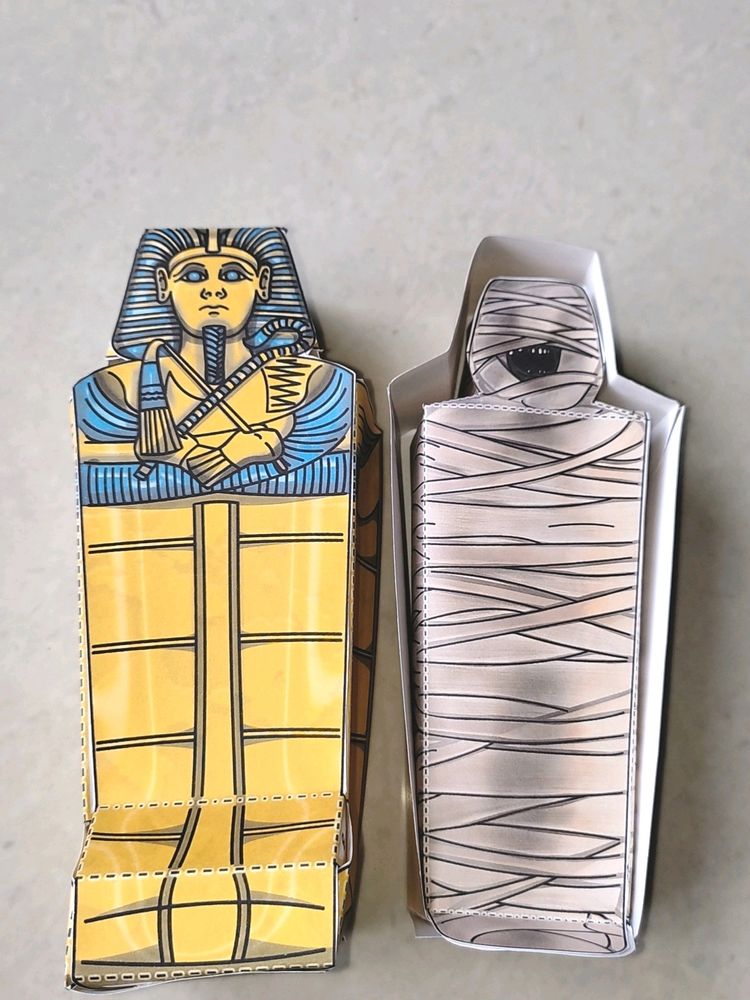 Egyptian Mummy Paper Model