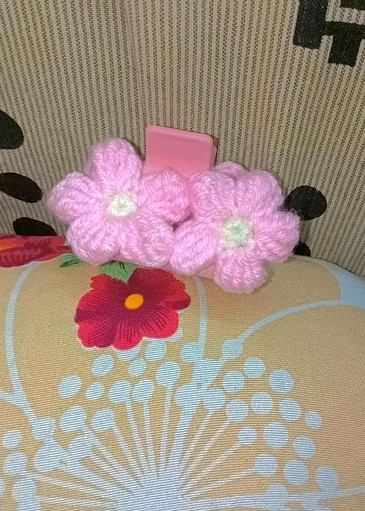 Crochet Puffy Flowers 🌸 Clip