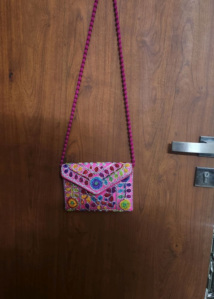 Magenta Sling Bag