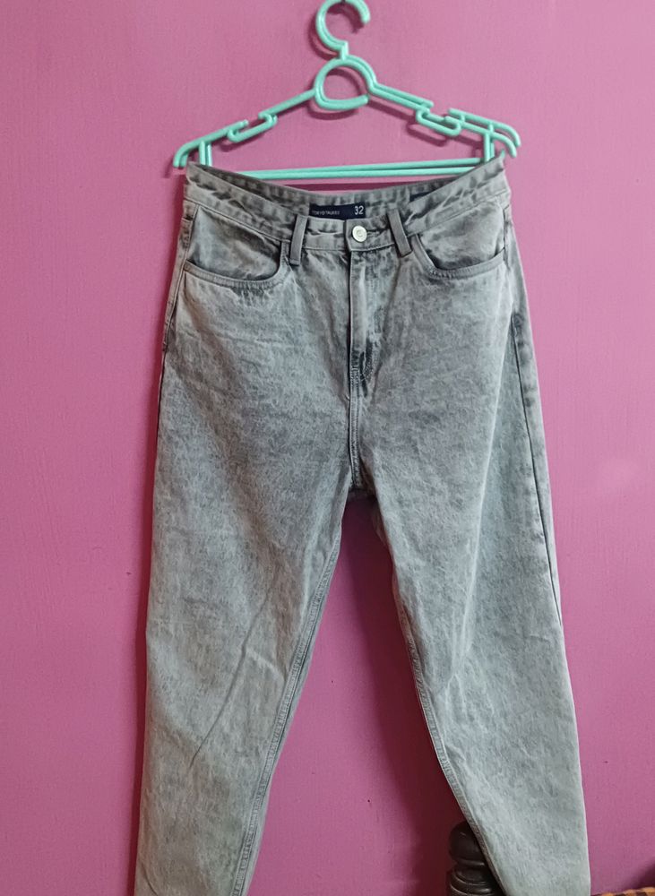 Tokyo Talkies Grey Mom Jeans