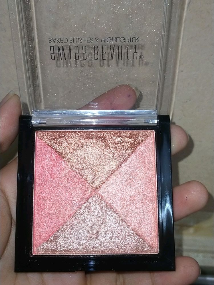 Swiss Beauty Baked And Blusher Highlighter