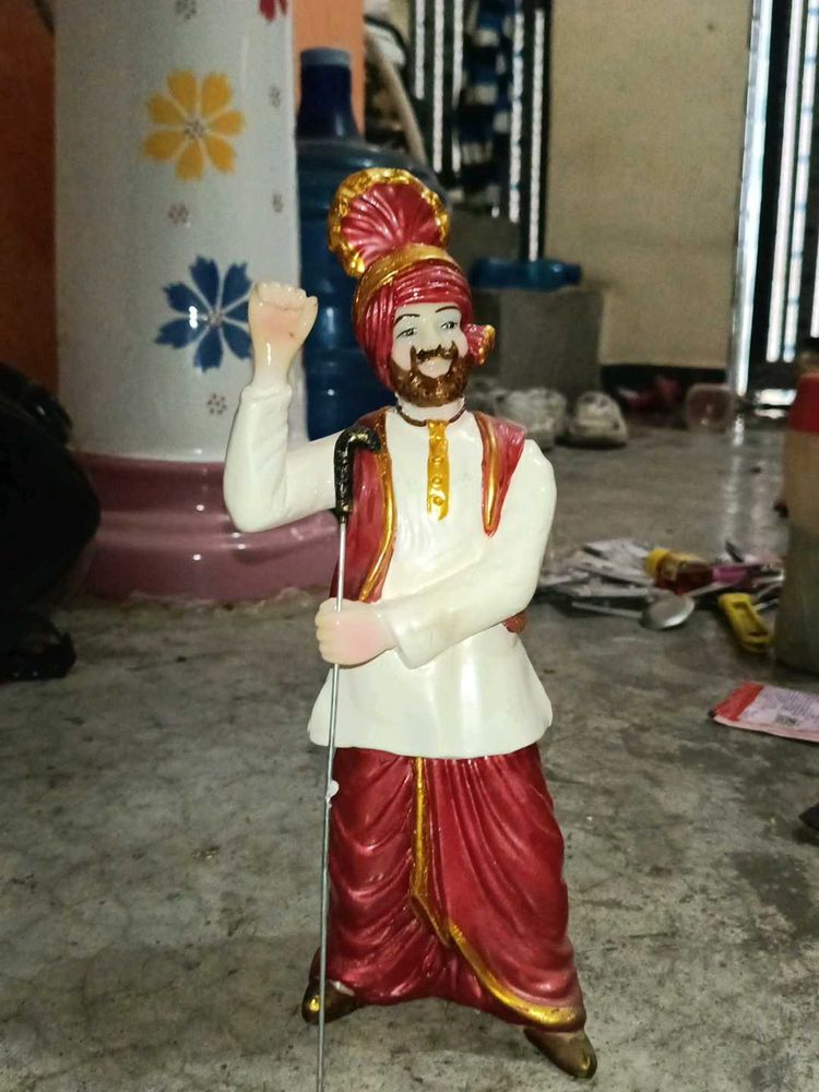 BS Handicrafts Polystone Punjabi Hockey Boy Statue