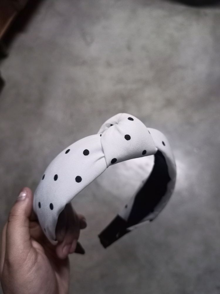 headband polka dots