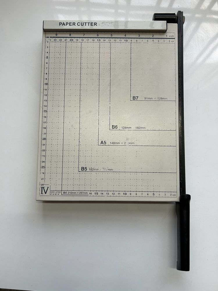 Paper Cutter Trimmer (Guillotine Style)