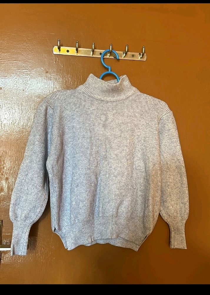 Pastel Pale Blue Turtleneck Sweater. 1500 Coins.