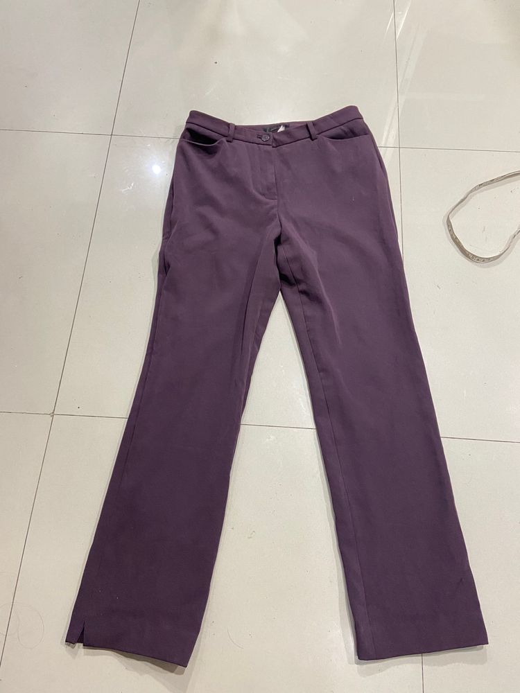 Purple Warm Trousers