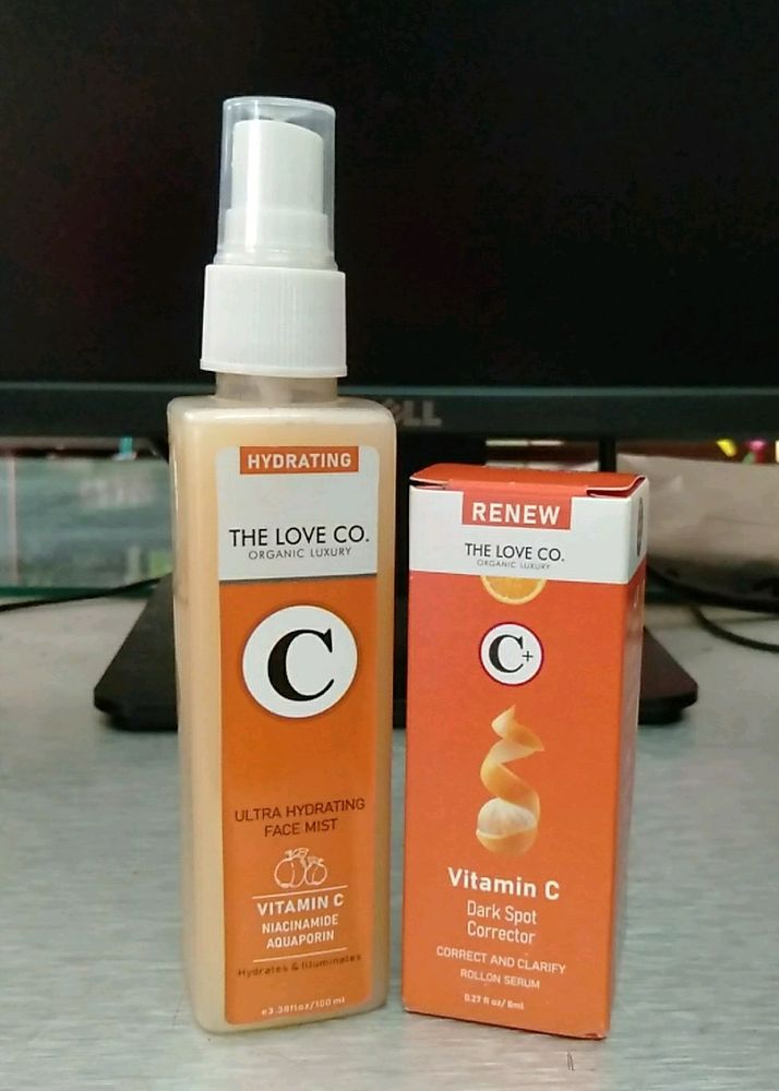 The Love Co. Vitamin C Face Mist & Serum