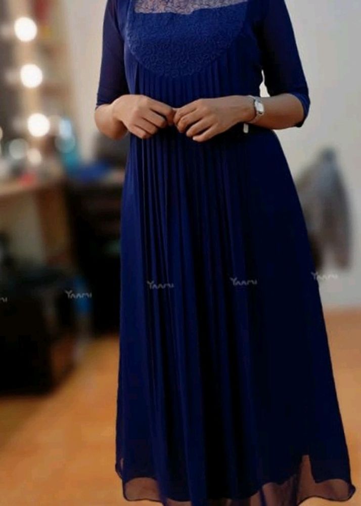 Navy Blue Aline Kurta