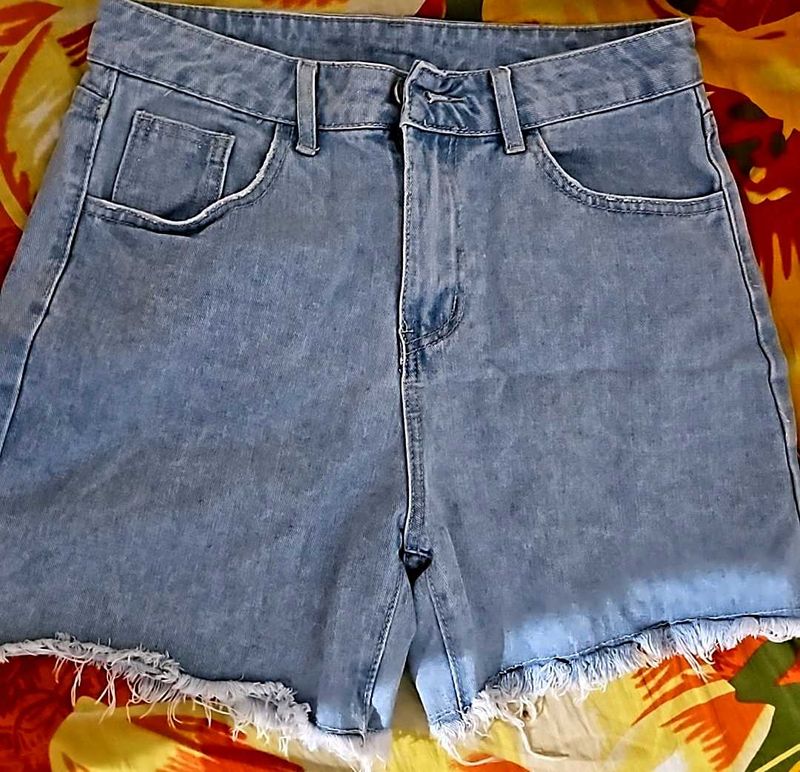 Brand New Denim Mom Shorts