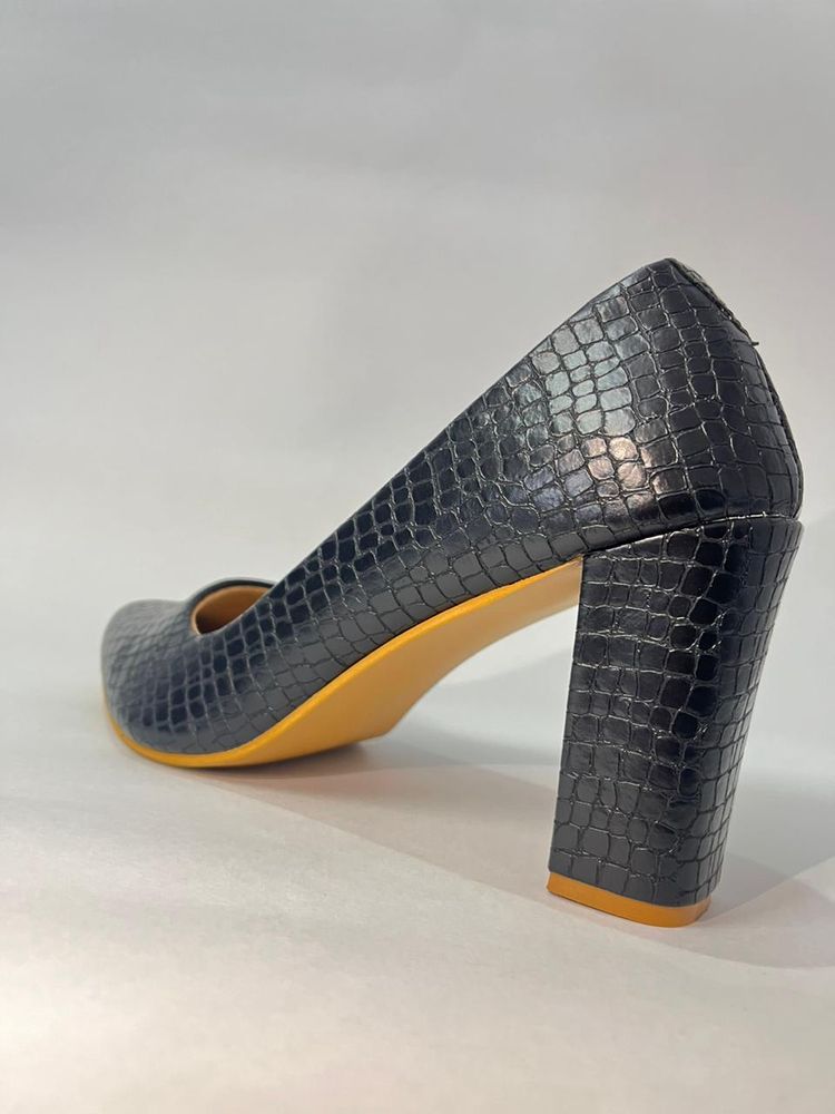 Black Block Heels Size Available