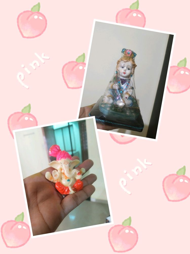 Shri Krishna & Ganpati Statues