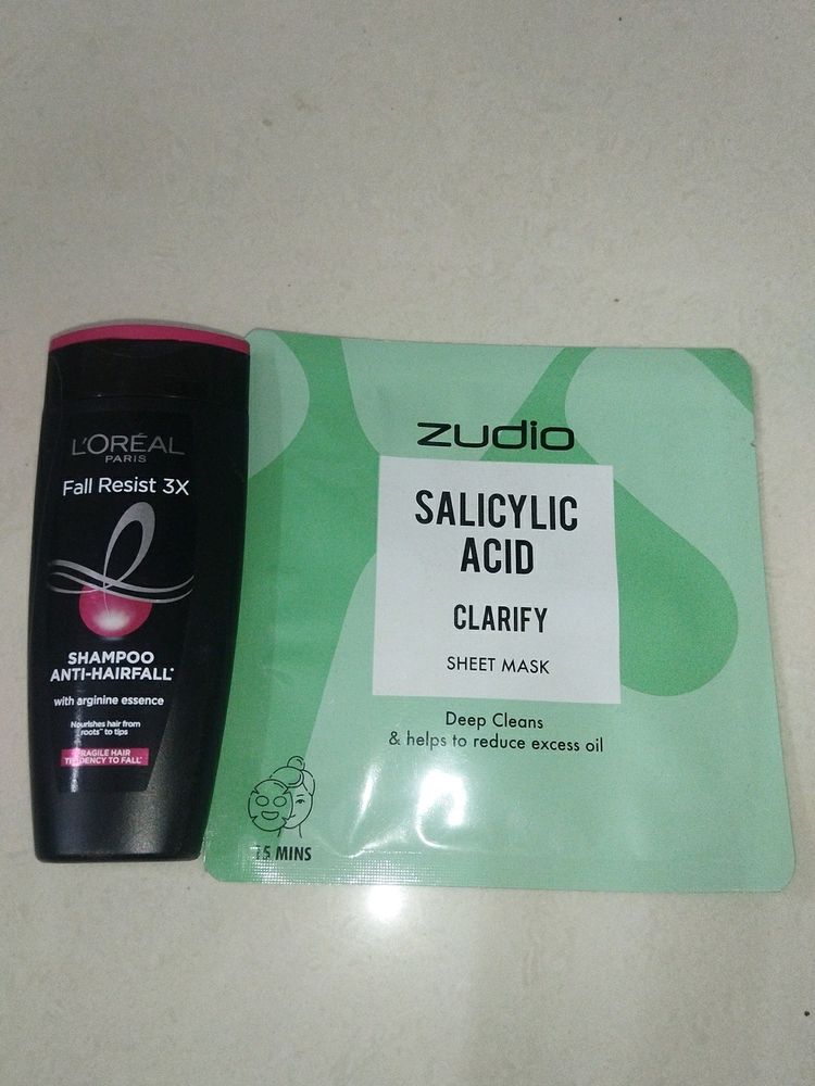 Loreal Shampoo n Salicylic acid Mask