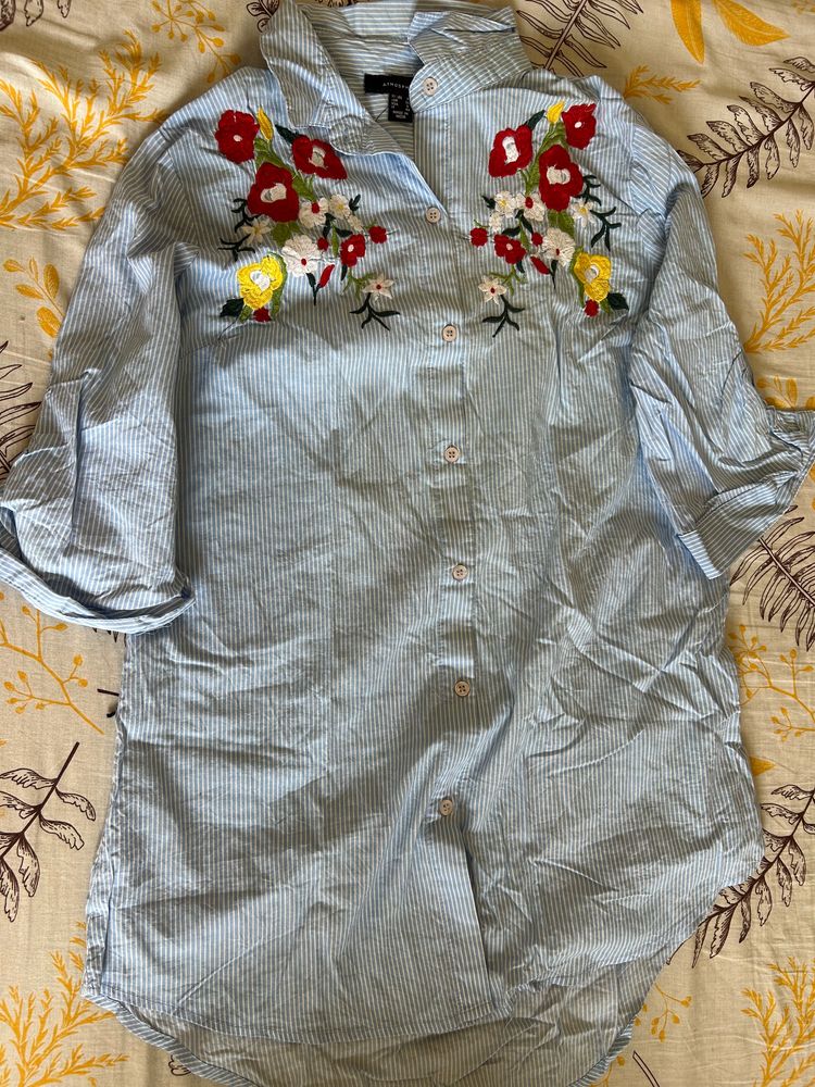 Floral Long Shirt