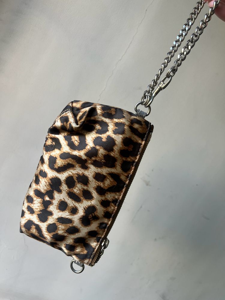 Guess Animal Print Wristlet Bag