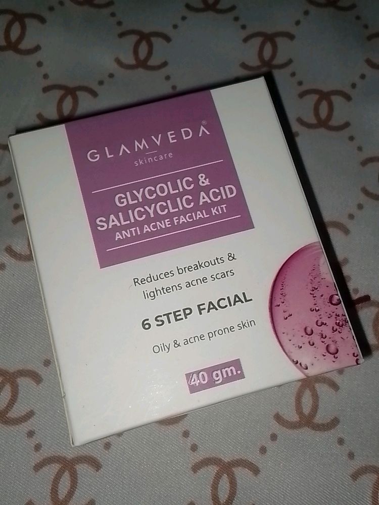 Glamveda 6 step anti acne facial kit