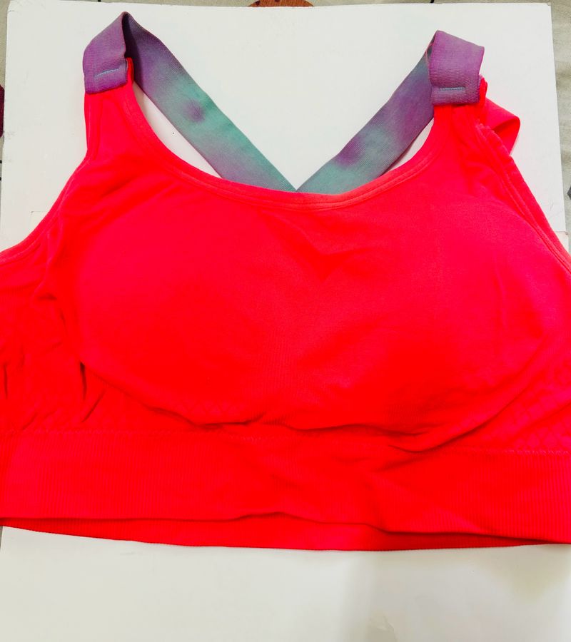 Neon colored Sports Bra