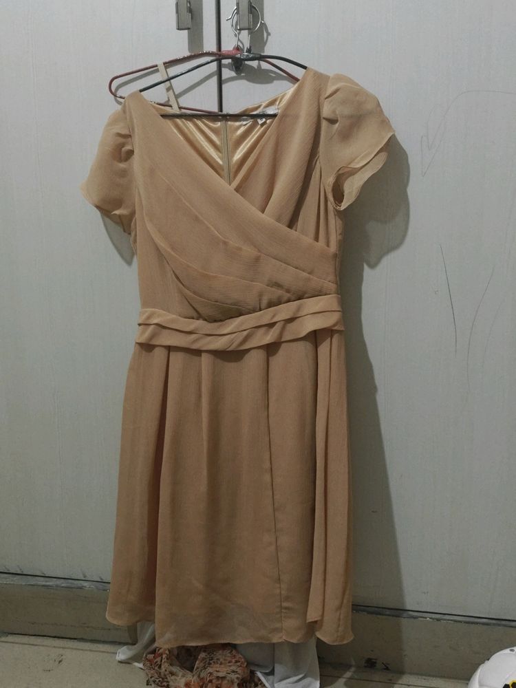 Beige Colour Dress