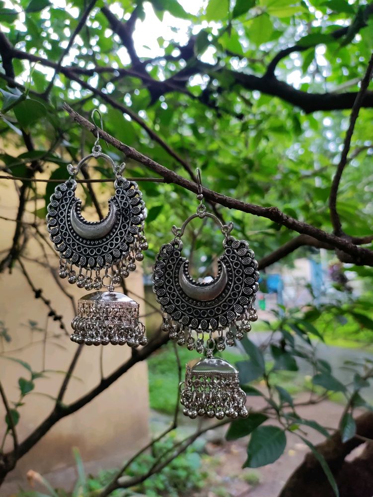 oxidised earrings