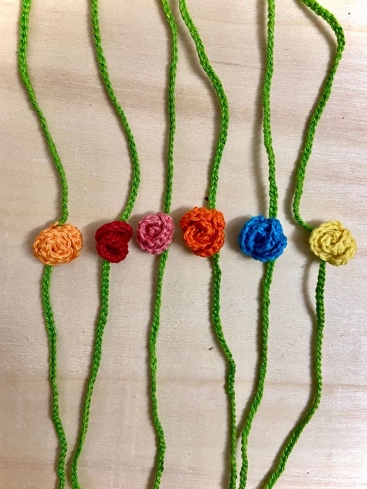 Simple crochet Rakhi