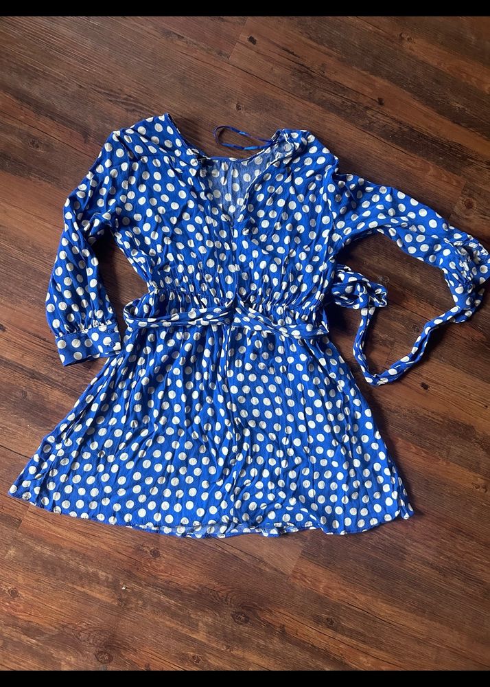 Zara Mini Polka Dot Dress