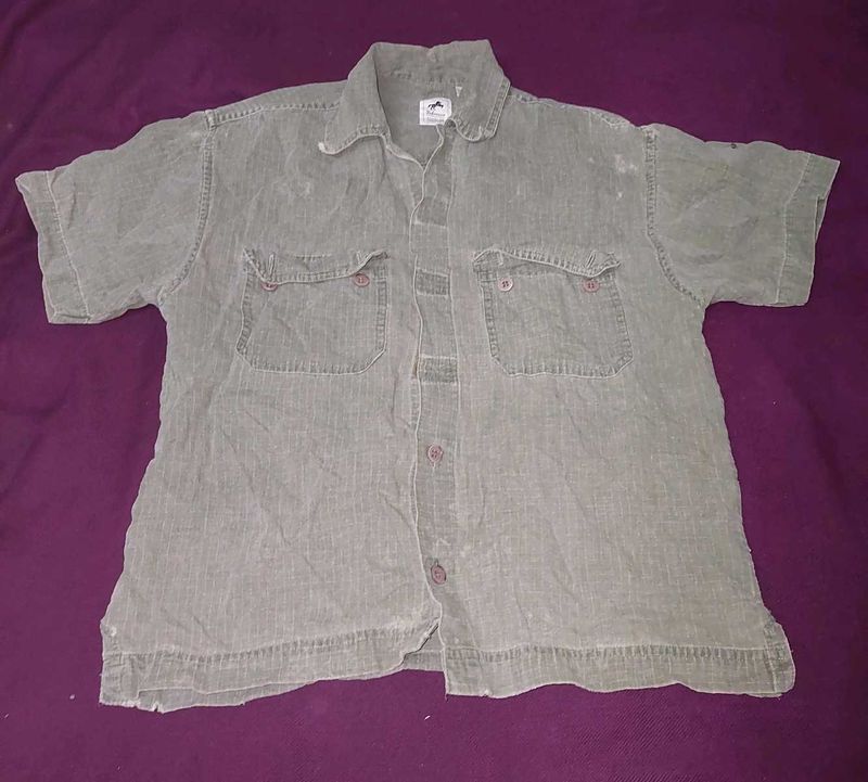 Boys Vintage Short-Sleeve Shirt - Casual