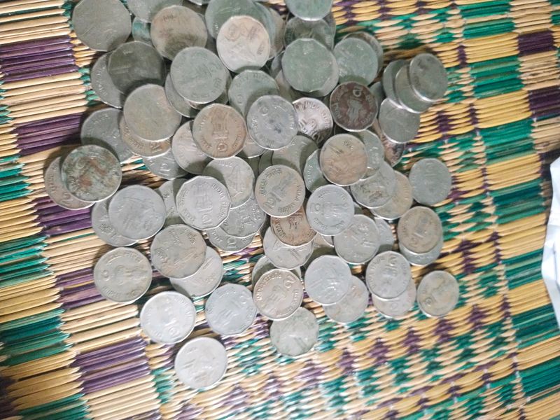 Old 2 Rupee Coins 100pcs