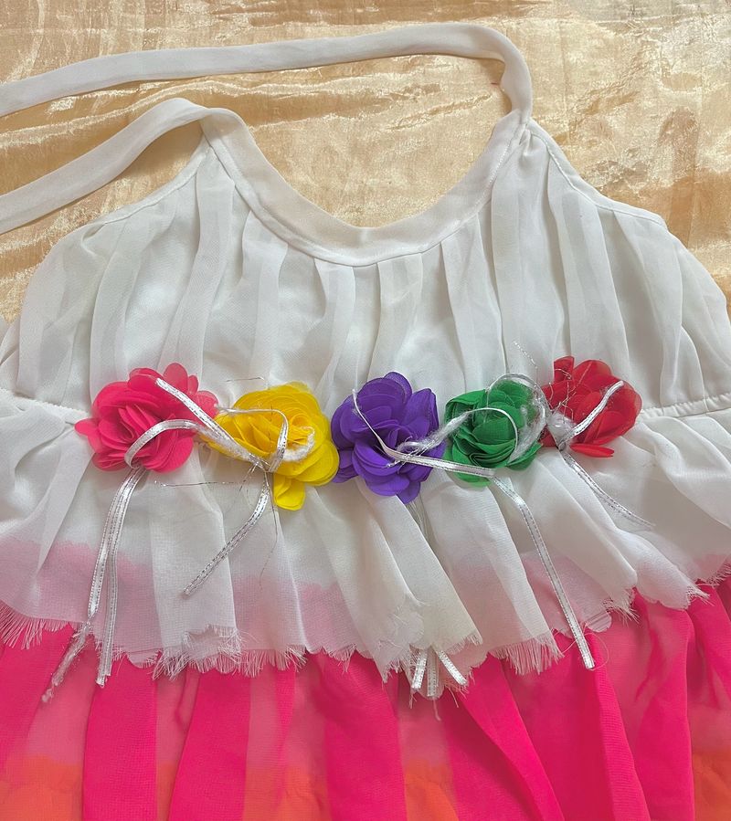 rainbow dress for little girlies