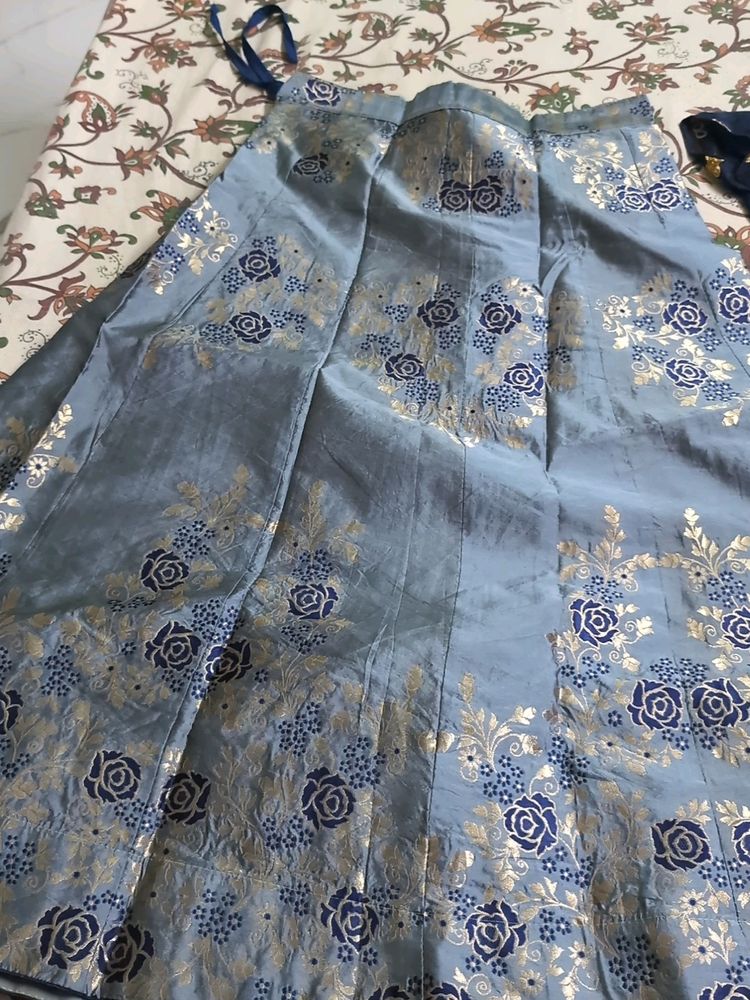 Navy Blue Lehenga Choli