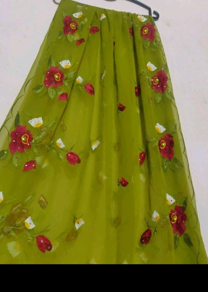 Henna Green Dupatta