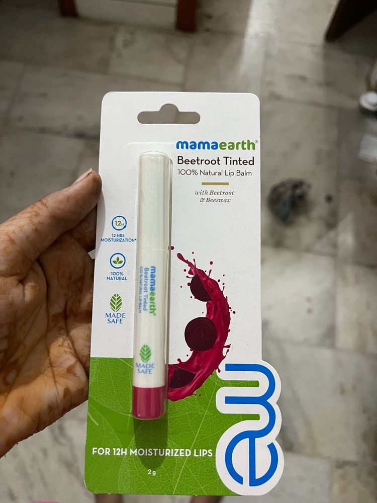 Mamaearth Beetroot Tinted Lip Balm