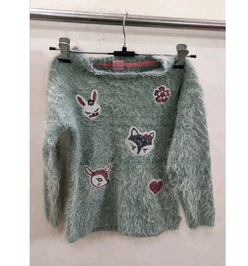 Sweater Top For Girl's