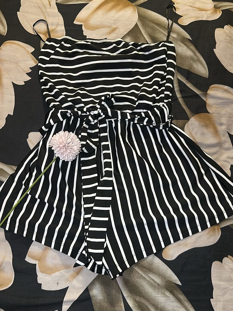 Cute Strip Playsuit