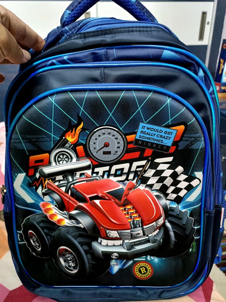 Kids 3D Friction Red Bag Premium Quality