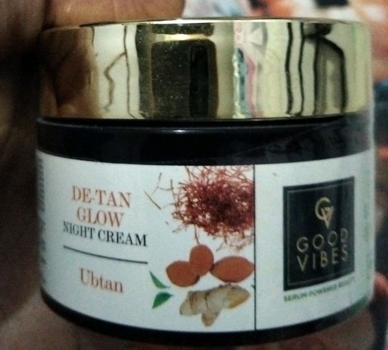 Good Vibes Ubtan Night Cream