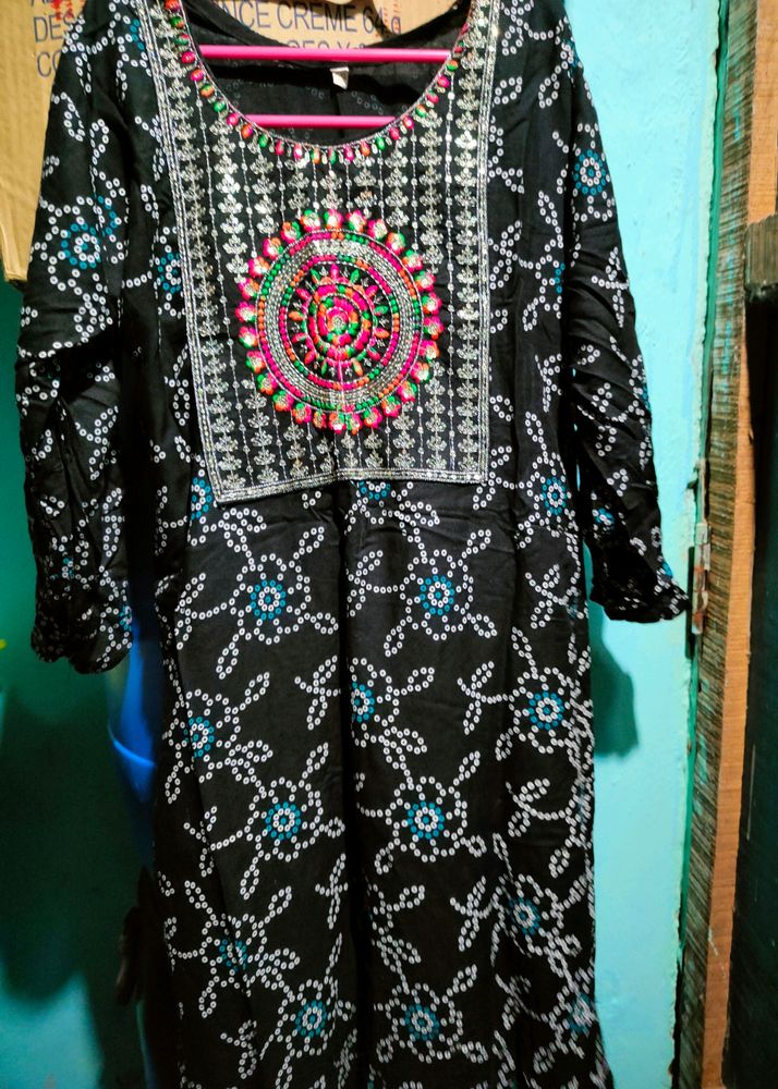 Bandani Print Kurta(Unused)