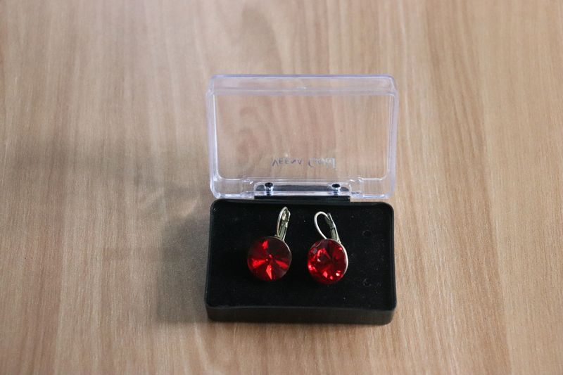 Red Stone Earrings