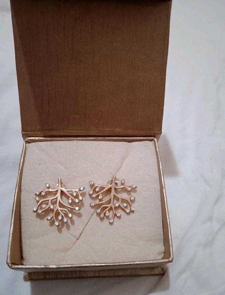 Malabar Rose Gold SP925 Silver Earring Studs