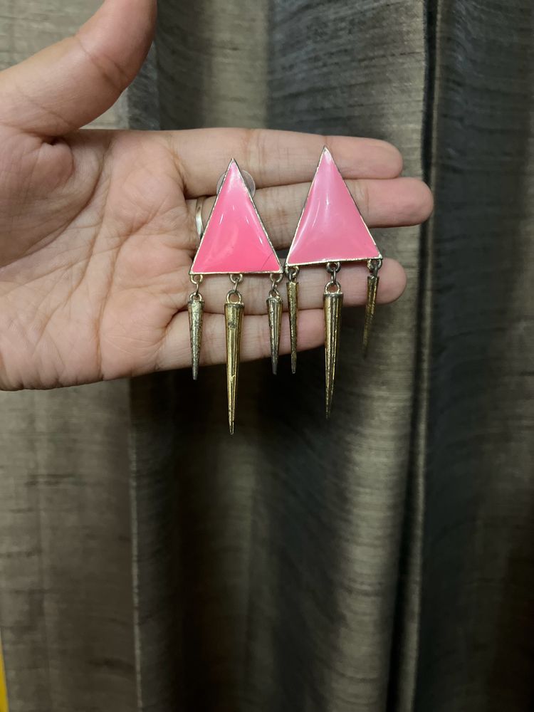 Pink Earrings