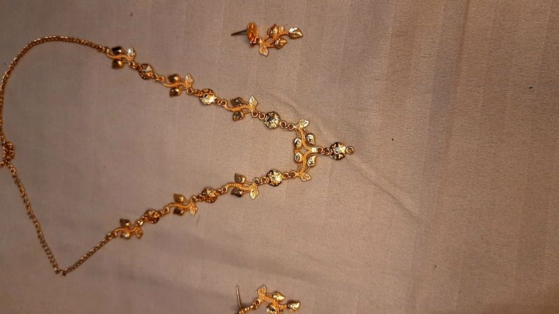 Gold Plated Beautiful Jewellery Set