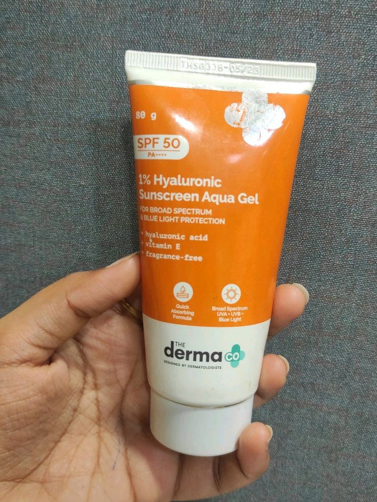 The Derma Co. Sunscreen Aqua Gel1% Hyaluronic Acid