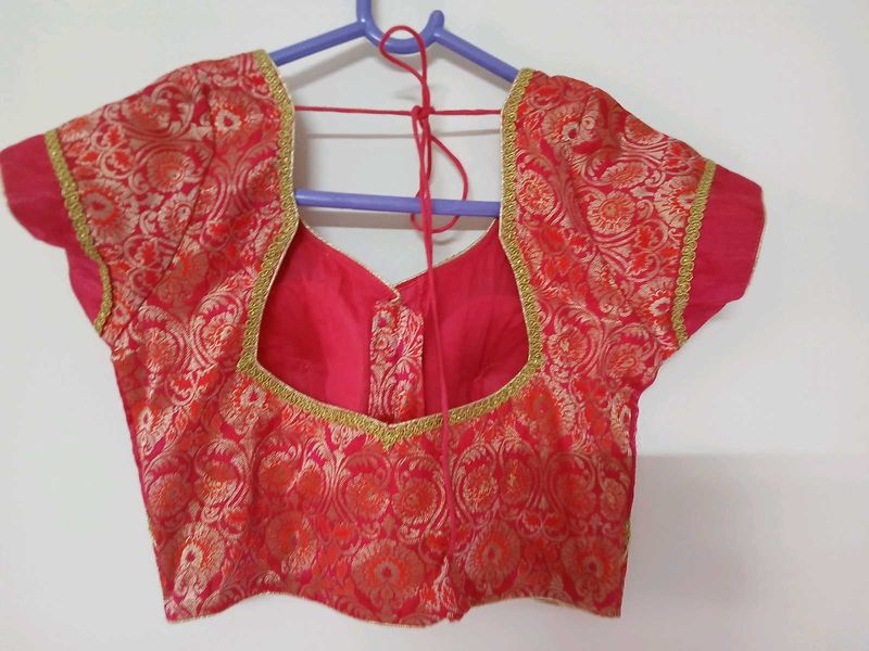 Traditional Zari Weaved Blouse