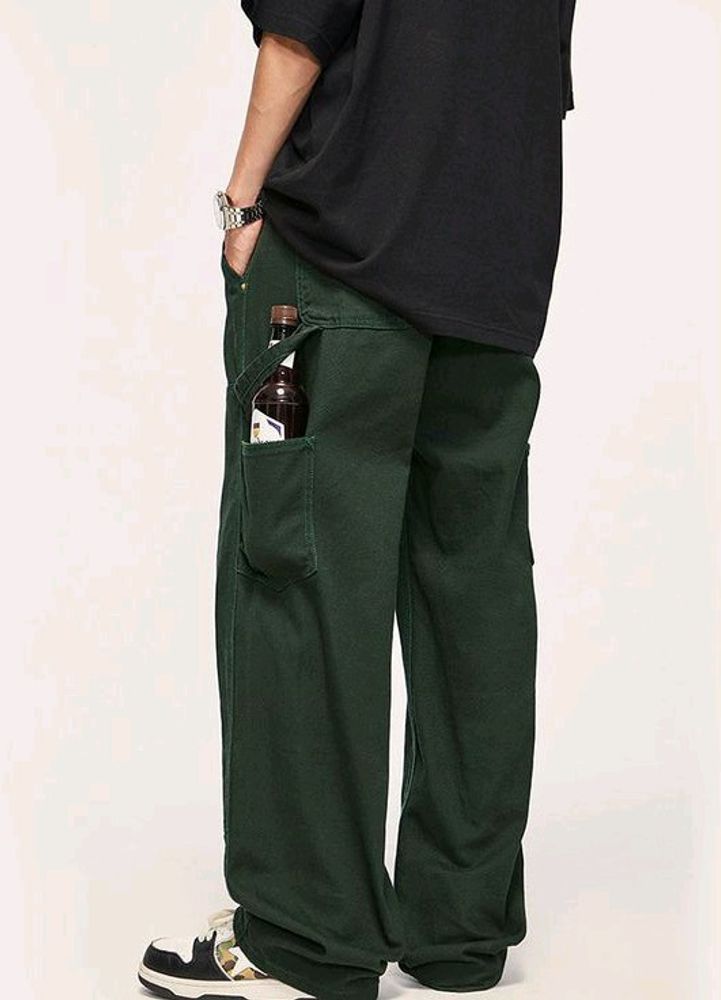 BERSHKA green cargo Pants 👖