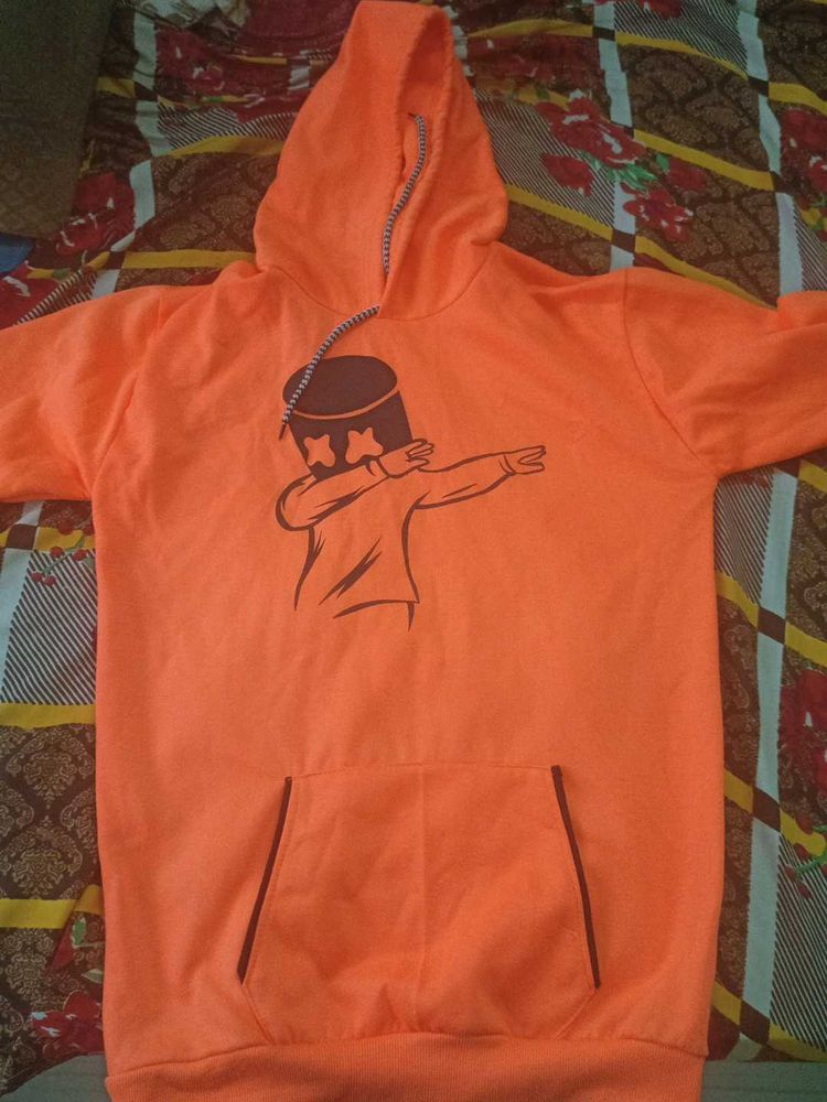 Orange Fluracent Hoodie