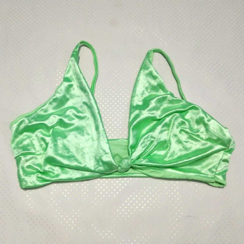 (60)Green Bra Free Size