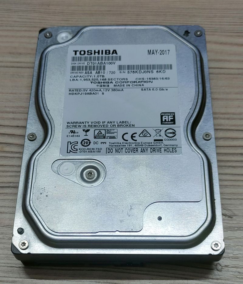 1TB Hard Disk