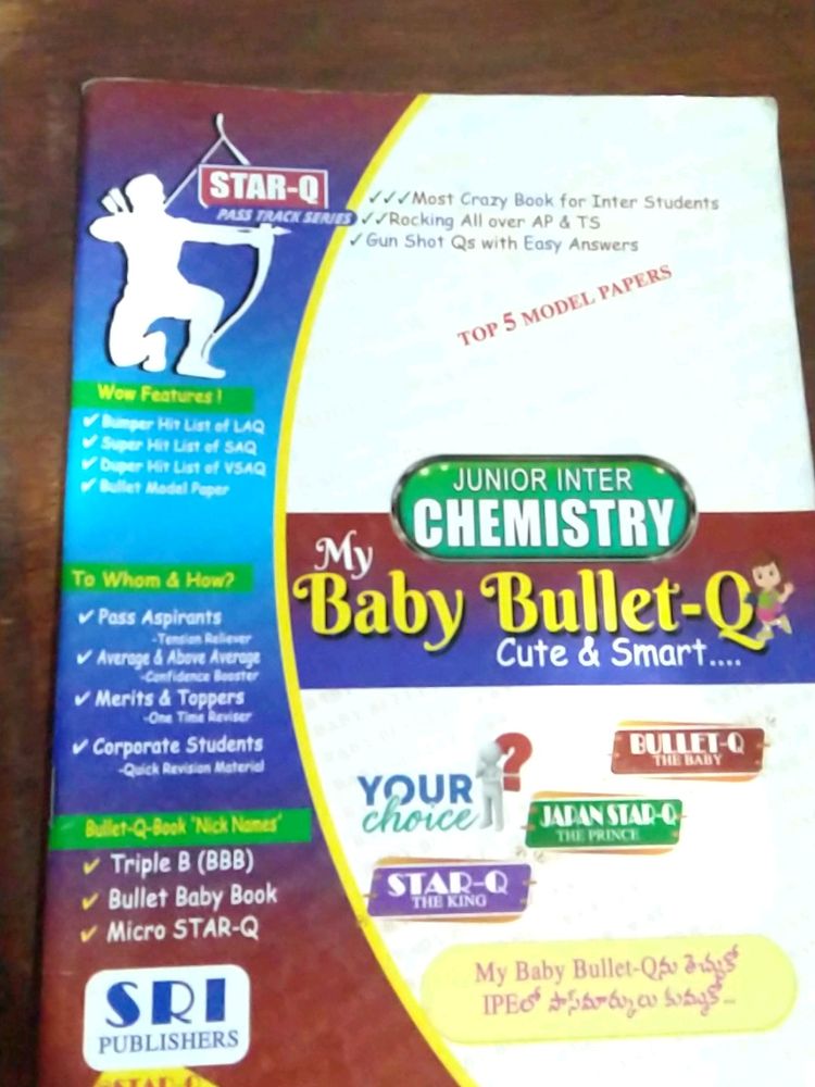 JUNIOR INTER CHEMISTRY BABY BULLET Q