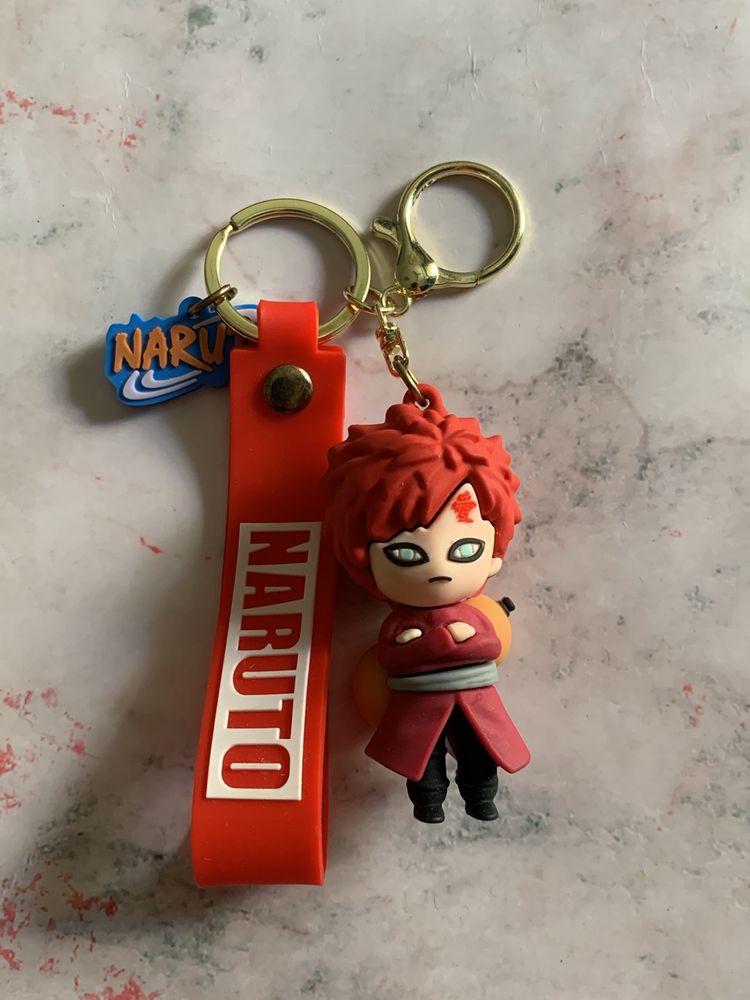 Gaara Rubber Keychain | Naruto Anime