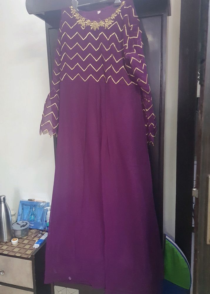 Ethnic gorgette dress size xl