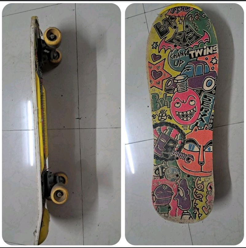 Big size one skate board.