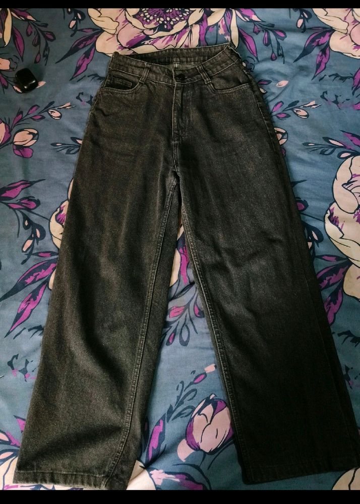 Black Charcoal Wash Jeans